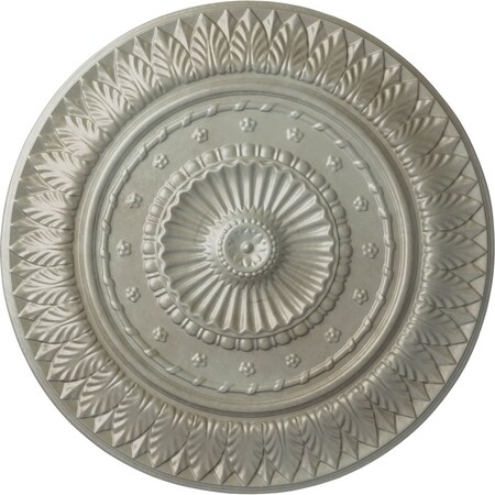 Ekena Millwork Christopher Ceiling Medallion, Hand-Painted Flash Gold, 26 5/8"OD x 2 1/4"P CM26CSFLS